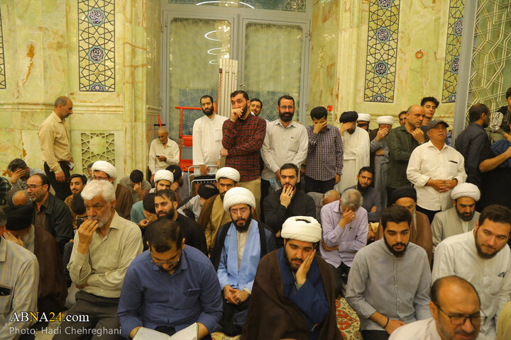 مراسم شانزدهمین سالگرد ارتحال آیت الله بهجت در مسجد اعظم قم
