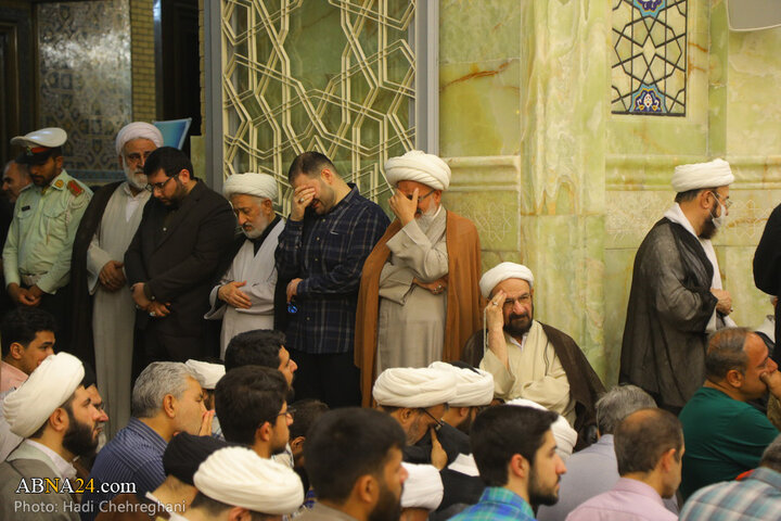 مراسم شانزدهمین سالگرد ارتحال آیت الله بهجت در مسجد اعظم قم