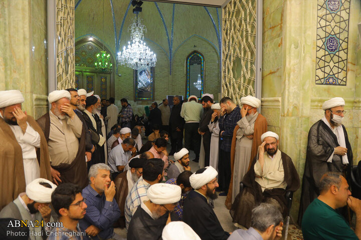 مراسم شانزدهمین سالگرد ارتحال آیت الله بهجت در مسجد اعظم قم