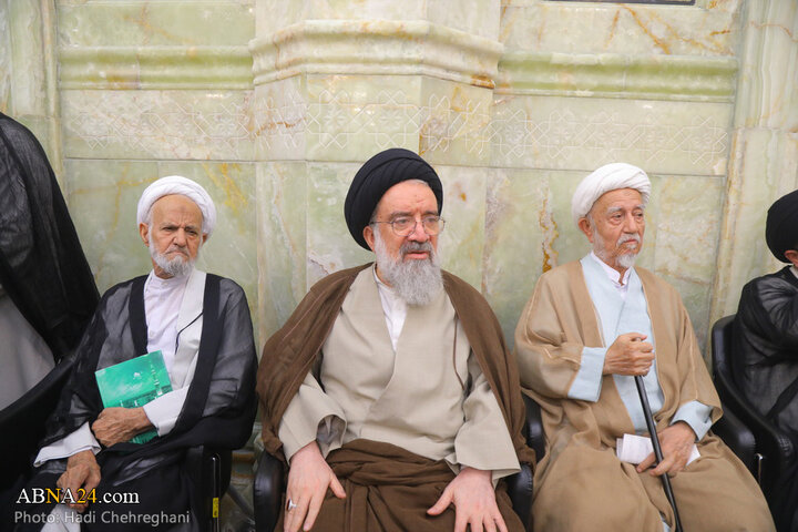 مراسم شانزدهمین سالگرد ارتحال آیت الله بهجت در مسجد اعظم قم