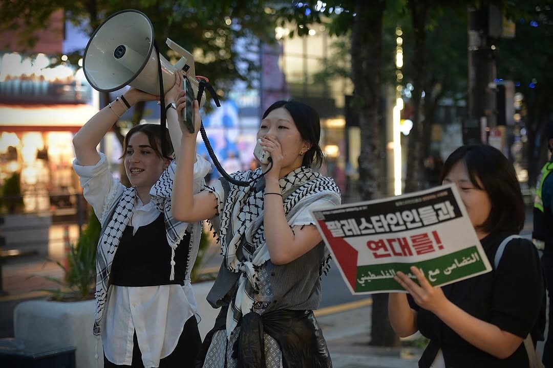 사진 뉴스 | 한국의 대학생들도 팔레스타인인들과 연대한다/나크바의 날 대학생 행동/한국,서울