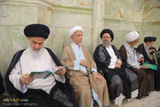 Informe fotográfico | Ceremonia del 16.º aniversario del fallecimiento del Ayatolá Bahjat en la Mezquita Adham de Qom