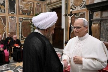 دیدار سفیر ایران در واتیکان با پاپ لئوی چهاردهم
