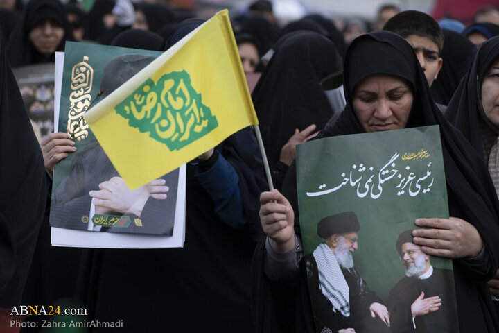 تقرير مصور| مراسم الذكرى السنوية الأولى لاستشهاد آية الله رئيسي بساحة الإمام الحسين (ع) في طهران