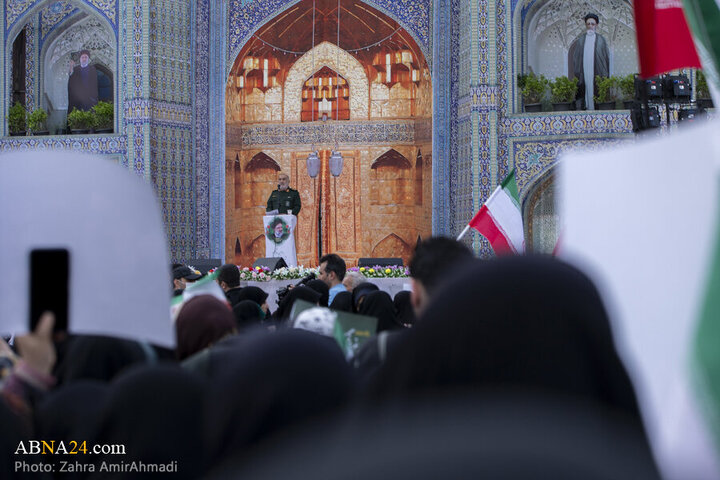 تقرير مصور| مراسم الذكرى السنوية الأولى لاستشهاد آية الله رئيسي بساحة الإمام الحسين (ع) في طهران