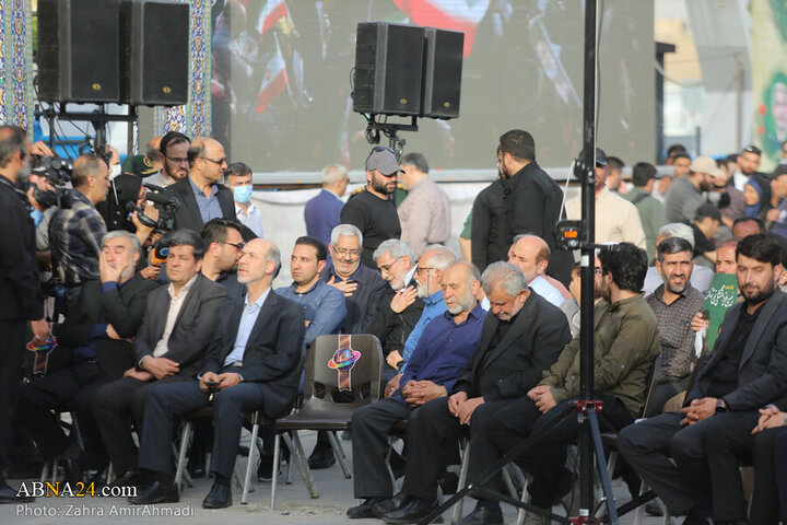 تقرير مصور| مراسم الذكرى السنوية الأولى لاستشهاد آية الله رئيسي بساحة الإمام الحسين (ع) في طهران