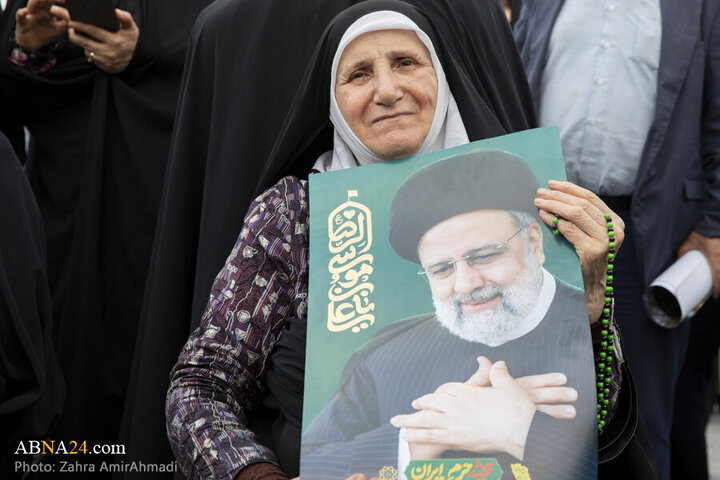 تقرير مصور| مراسم الذكرى السنوية الأولى لاستشهاد آية الله رئيسي بساحة الإمام الحسين (ع) في طهران