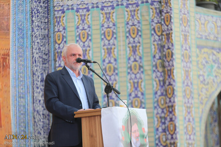 تقرير مصور| مراسم الذكرى السنوية الأولى لاستشهاد آية الله رئيسي بساحة الإمام الحسين (ع) في طهران