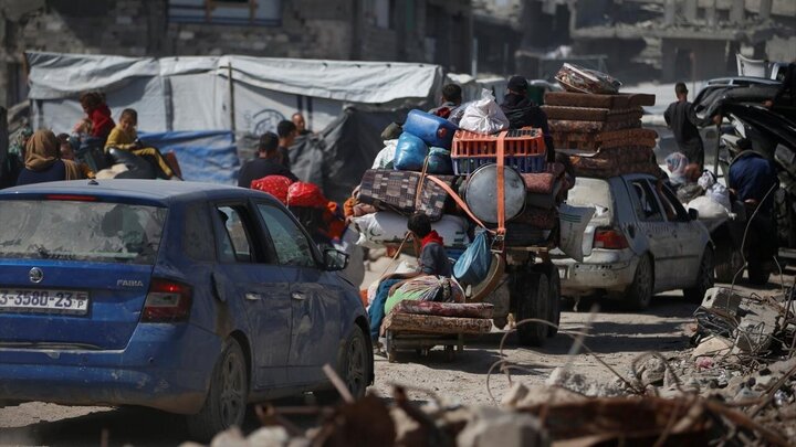 تقرير مصور| نزوح فلسطيني إلى مناطق آمنة بعد لعدوان عسكري لقوات الاحتلال الصهيونية