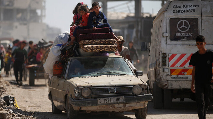 تقرير مصور| نزوح فلسطيني إلى مناطق آمنة بعد لعدوان عسكري لقوات الاحتلال الصهيونية