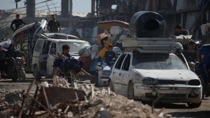 تقرير مصور| نزوح فلسطيني إلى مناطق آمنة بعد لعدوان عسكري لقوات الاحتلال الصهيونية
