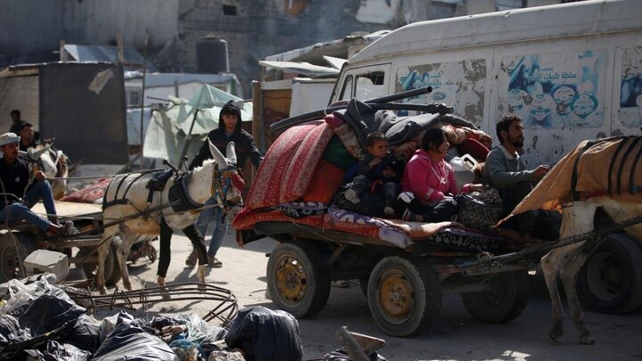 تقرير مصور| نزوح فلسطيني إلى مناطق آمنة بعد لعدوان عسكري لقوات الاحتلال الصهيونية