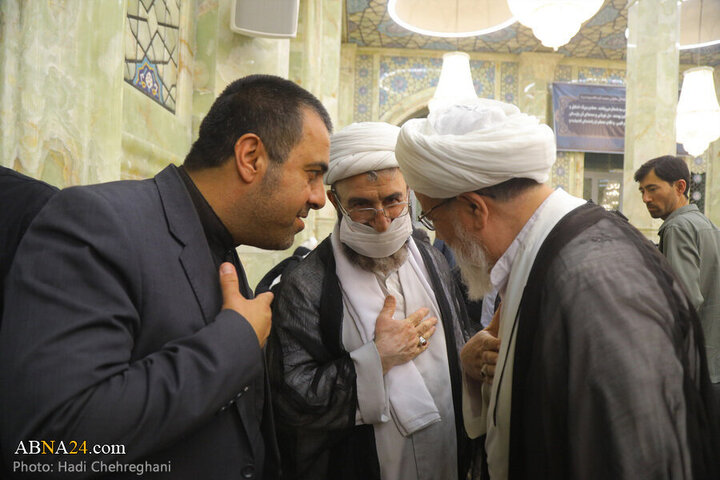 Informe fotográfico | Ceremonia del 16.º aniversario del fallecimiento del Ayatolá Bahjat en la Mezquita Adham de Qom