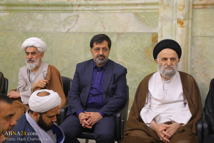 Informe fotográfico | Ceremonia del 16.º aniversario del fallecimiento del Ayatolá Bahjat en la Mezquita Adham de Qom