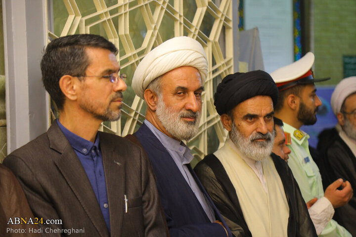 Informe fotográfico | Ceremonia del 16.º aniversario del fallecimiento del Ayatolá Bahjat en la Mezquita Adham de Qom