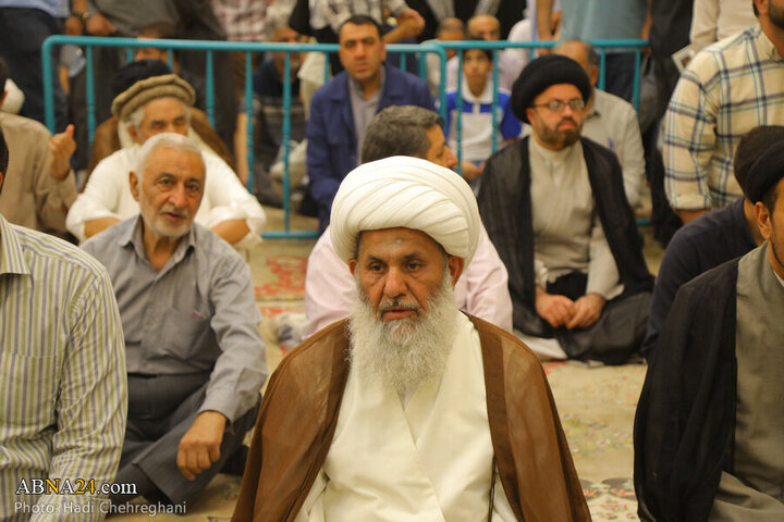 Informe fotográfico | Ceremonia del 16.º aniversario del fallecimiento del Ayatolá Bahjat en la Mezquita Adham de Qom