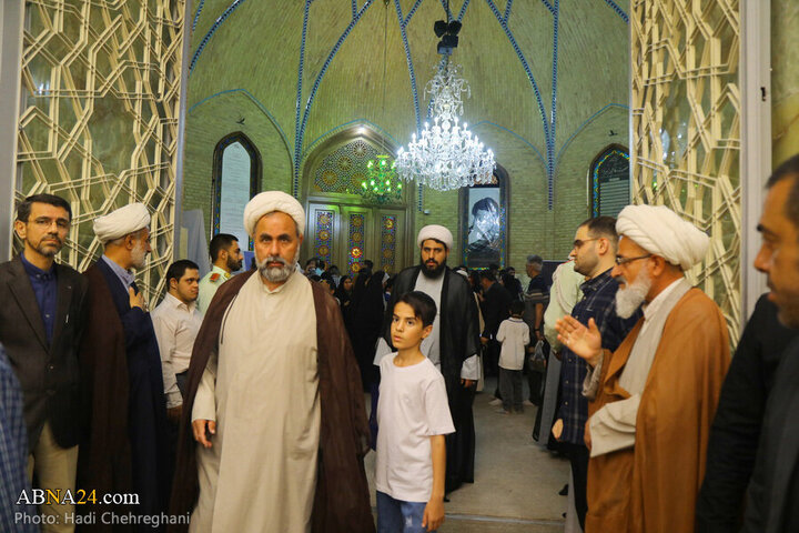 Informe fotográfico | Ceremonia del 16.º aniversario del fallecimiento del Ayatolá Bahjat en la Mezquita Adham de Qom