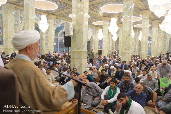 Informe fotográfico | Ceremonia del 16.º aniversario del fallecimiento del Ayatolá Bahjat en la Mezquita Adham de Qom