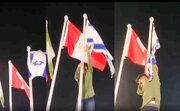 Video: Israeli flag pulled down in Hyderabad, India