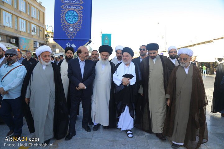 مراسم تشییع پیکر مرحوم آیت‌الله سیدعلی خراسانی در شهر قم