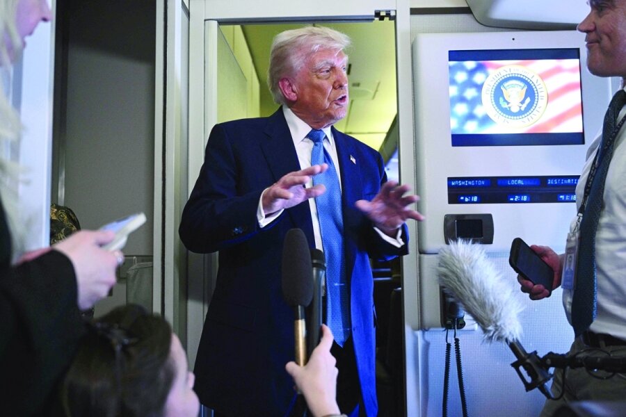 فيديو | هذا ما قاله ترامب لمراسل BBC: حصلنا للتو على ٤ ترليون دولار