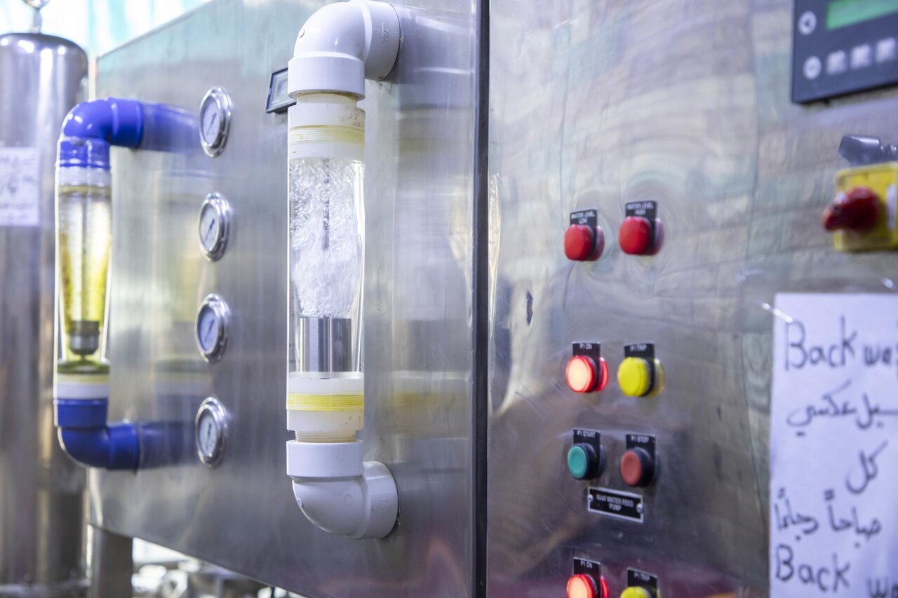 Advanced water purification system implemented at Al-Abbas holy shrine