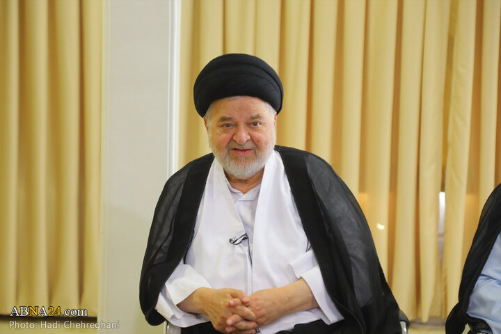 دیدار نماینده آیت‌الله سیستانی در ایران با آیت‌الله جوادی آملی
