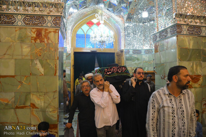 تقرير مصور| تشييع جثمان المحقق والأستاذ بالحوزة العلمية السيد "الخراساني" بمدينة قم