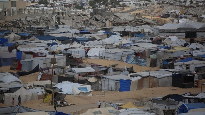 آوارگی اجباری فلسطینی‌ها در غزه