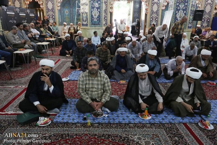 مراسم بزرگداشت حجت الاسلام نقده دوزان در حسینیه بنی فاطمه اصفهان
