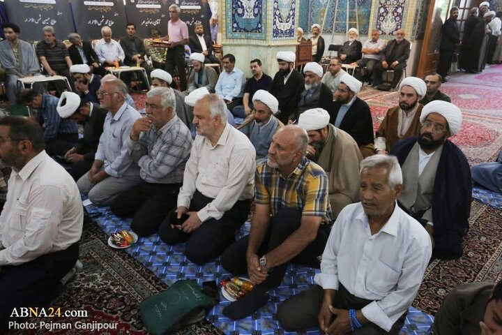 مراسم بزرگداشت حجت الاسلام نقده دوزان در حسینیه بنی فاطمه اصفهان