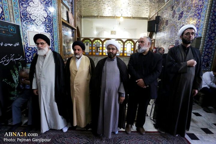 مراسم بزرگداشت حجت الاسلام نقده دوزان در حسینیه بنی فاطمه اصفهان
