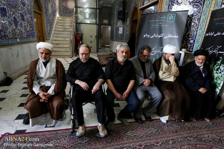 مراسم بزرگداشت حجت الاسلام نقده دوزان در حسینیه بنی فاطمه اصفهان