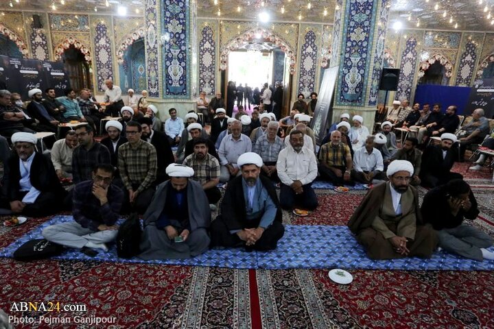 مراسم بزرگداشت حجت الاسلام نقده دوزان در حسینیه بنی فاطمه اصفهان
