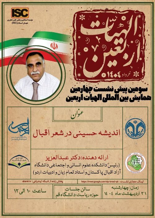 بررسی اندیشه حسینی در شعر اقبال