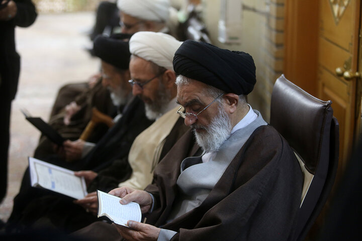 مراسم سالگرد شهادت آیت الله رئیسی در حرم حضرت فاطمه معصومه (س)