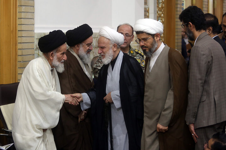 مراسم سالگرد شهادت آیت الله رئیسی در حرم حضرت فاطمه معصومه (س)