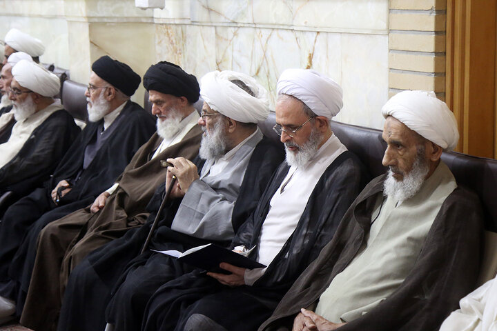 مراسم سالگرد شهادت آیت الله رئیسی در حرم حضرت فاطمه معصومه (س)