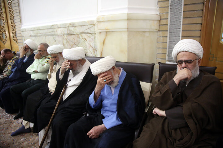 مراسم سالگرد شهادت آیت الله رئیسی در حرم حضرت فاطمه معصومه (س)