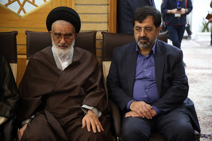 مراسم سالگرد شهادت آیت الله رئیسی در حرم حضرت فاطمه معصومه (س)