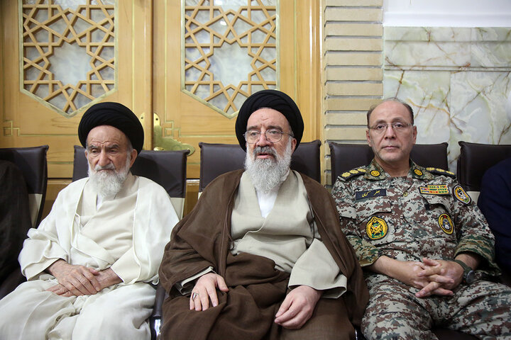 مراسم سالگرد شهادت آیت الله رئیسی در حرم حضرت فاطمه معصومه (س)