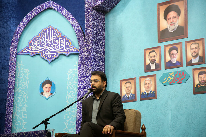 مراسم سالگرد شهادت آیت الله رئیسی در حرم حضرت فاطمه معصومه (س)