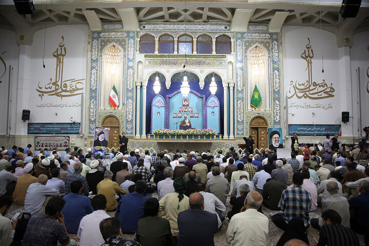 مراسم سالگرد شهادت آیت الله رئیسی در حرم حضرت فاطمه معصومه (س)