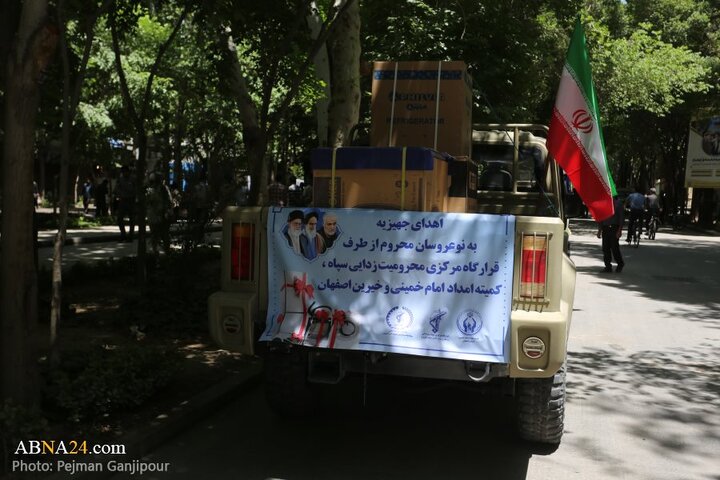 گزارش تصویری | اهدای ۵۸۰ سری جهیزیه در اصفهان همزمان با سالروز شهادت شهدای خدمت