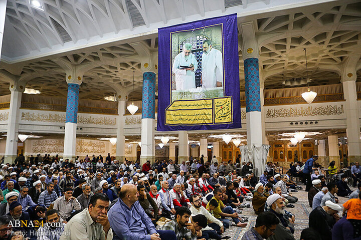 تقرير مصور| مراسم إحياء الذكرى السنوية الأولى لاستشهاد آية الله رئيسي في مرقد السيدة المعصومة (ع)
