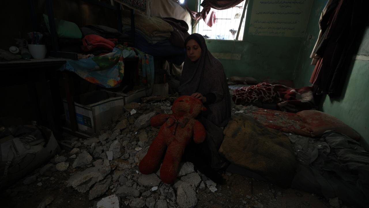Informe fotográfico | Ataque de soldados israelíes a la escuela Musa ibn Nusayr en Gaza