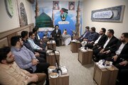 Photos: Members of Nour Quranic convoy meet with Supreme Leader's representative for Hajj and Pilgrimage Affairs