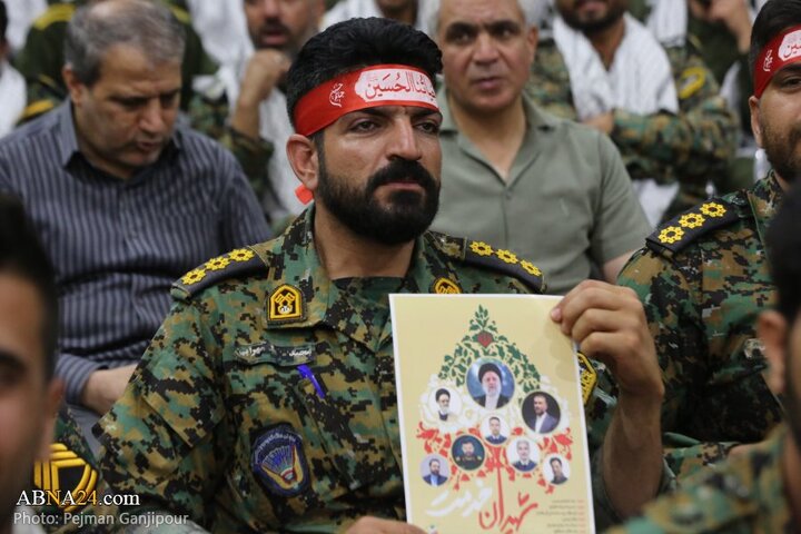 نخستین سالگرد شهدای خدمت در گلستان شهدای اصفهان