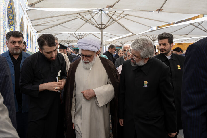 گزارش تصویری | گرامیداشت اولین سالگرد شهادت آیت الله رئیسی در حرم مطهر رضوی