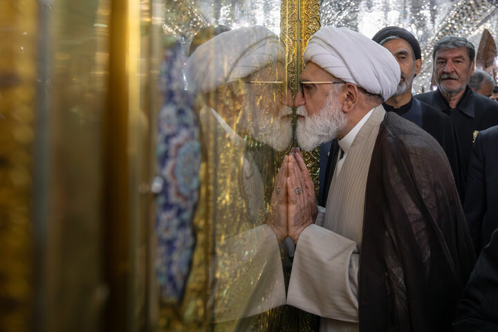 گزارش تصویری | گرامیداشت اولین سالگرد شهادت آیت الله رئیسی در حرم مطهر رضوی